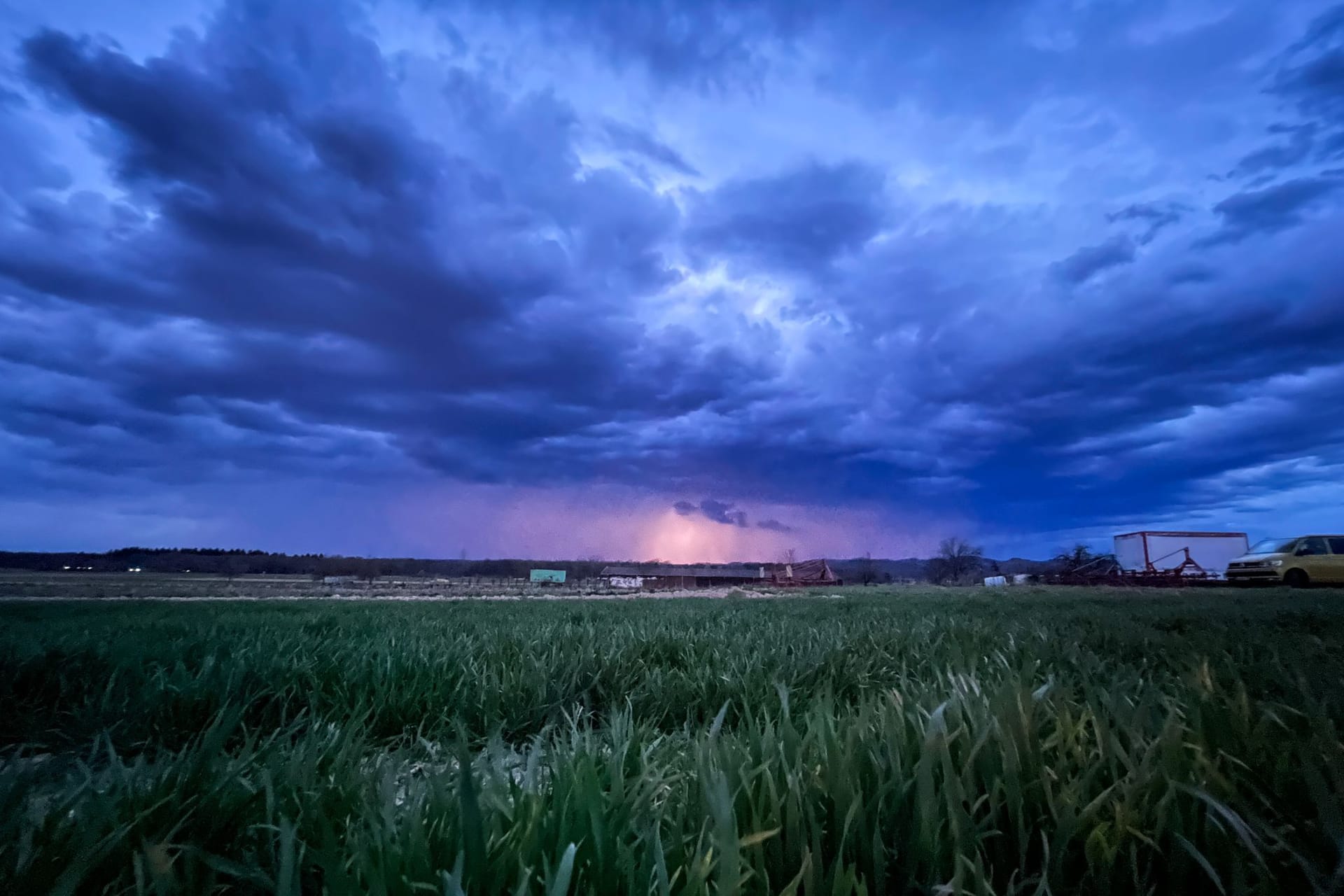 Gewitter über Südbaden