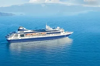 Die MV Gemini, ein 30 Jahre altes Kreuzfahrtschiff, das zurzeit renoviert wird, soll die Passagiere um die Welt bringen.