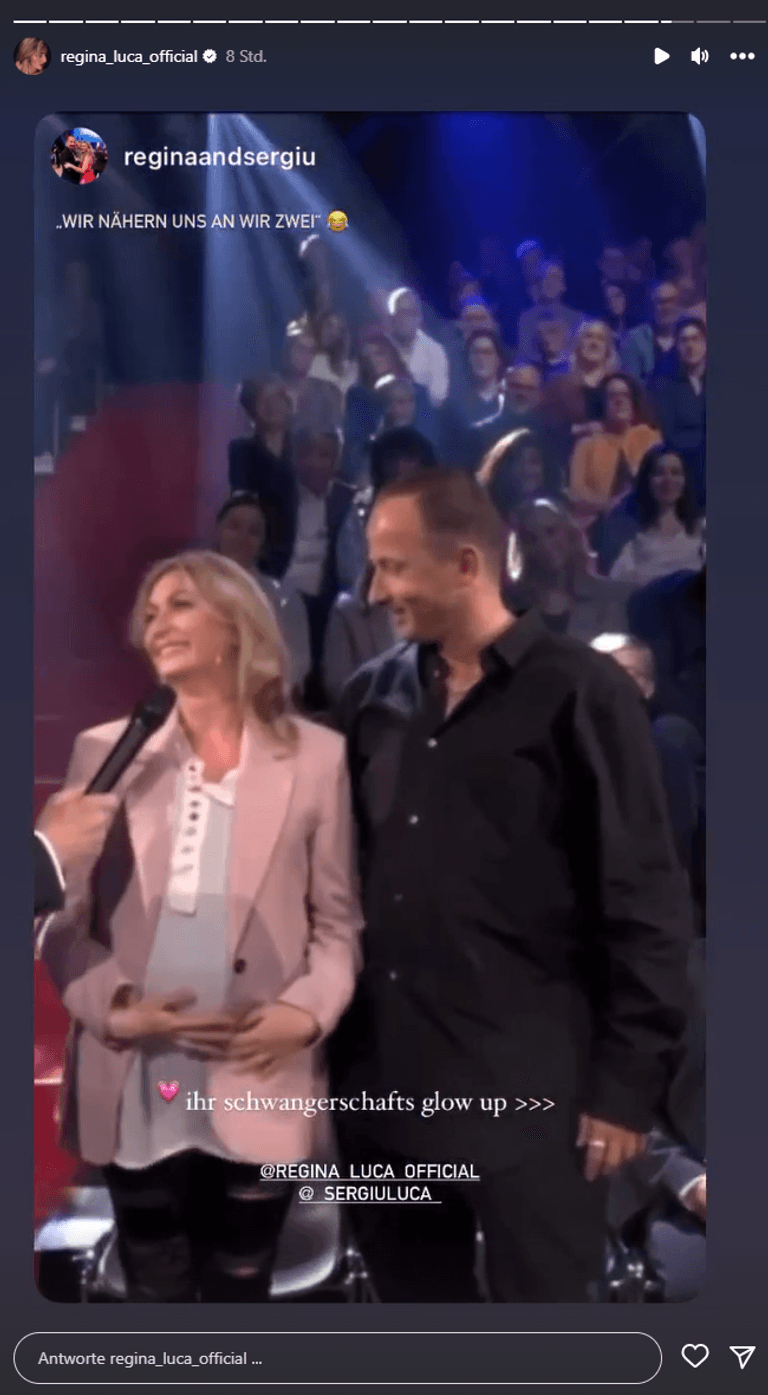 Regina und Sergiu Luca: Die beiden werden wieder Eltern.