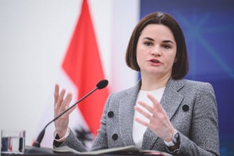 Swetlana Tichanowskaja: Die belarussische Oppositionsführerin will sich weiter für Veränderungen in dem Land einsetzen.