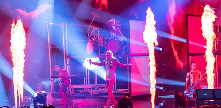 Fackelte beim Vorentscheid eine heiße Show ab: Lord of the Lost.