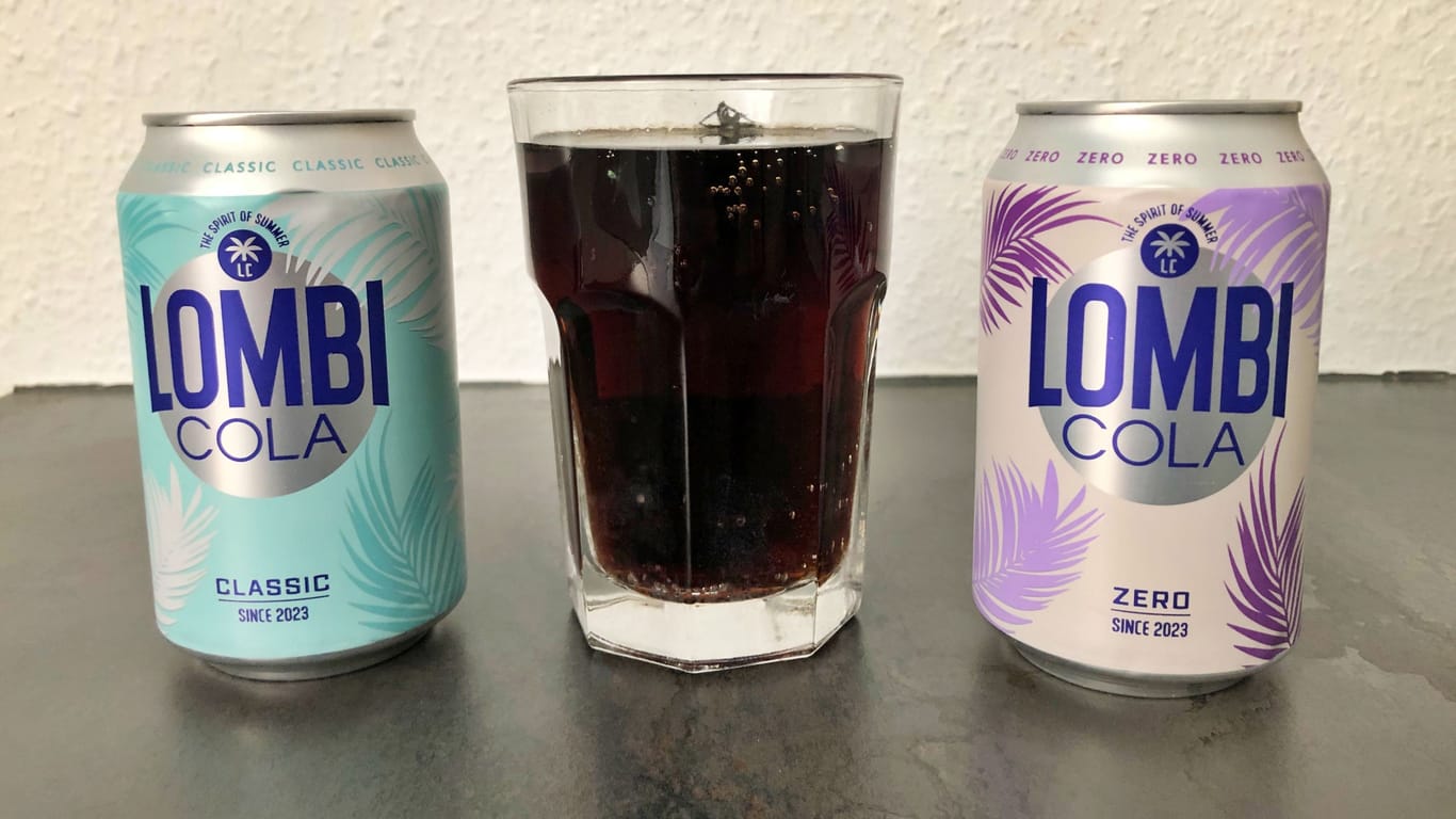 "LombiCola" als "Classic" und "Zero": Farblich unterscheidet sie sich nicht von anderen Colas.