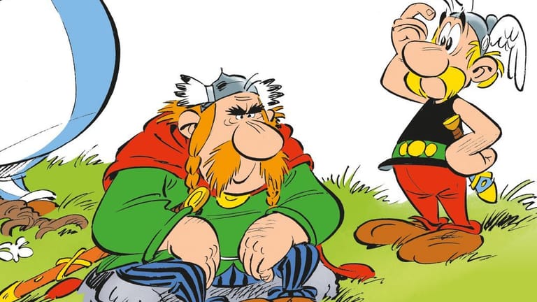 "Die weiße Iris": Der neue "Asterix"-Band erscheint am 26. Oktober 2023.