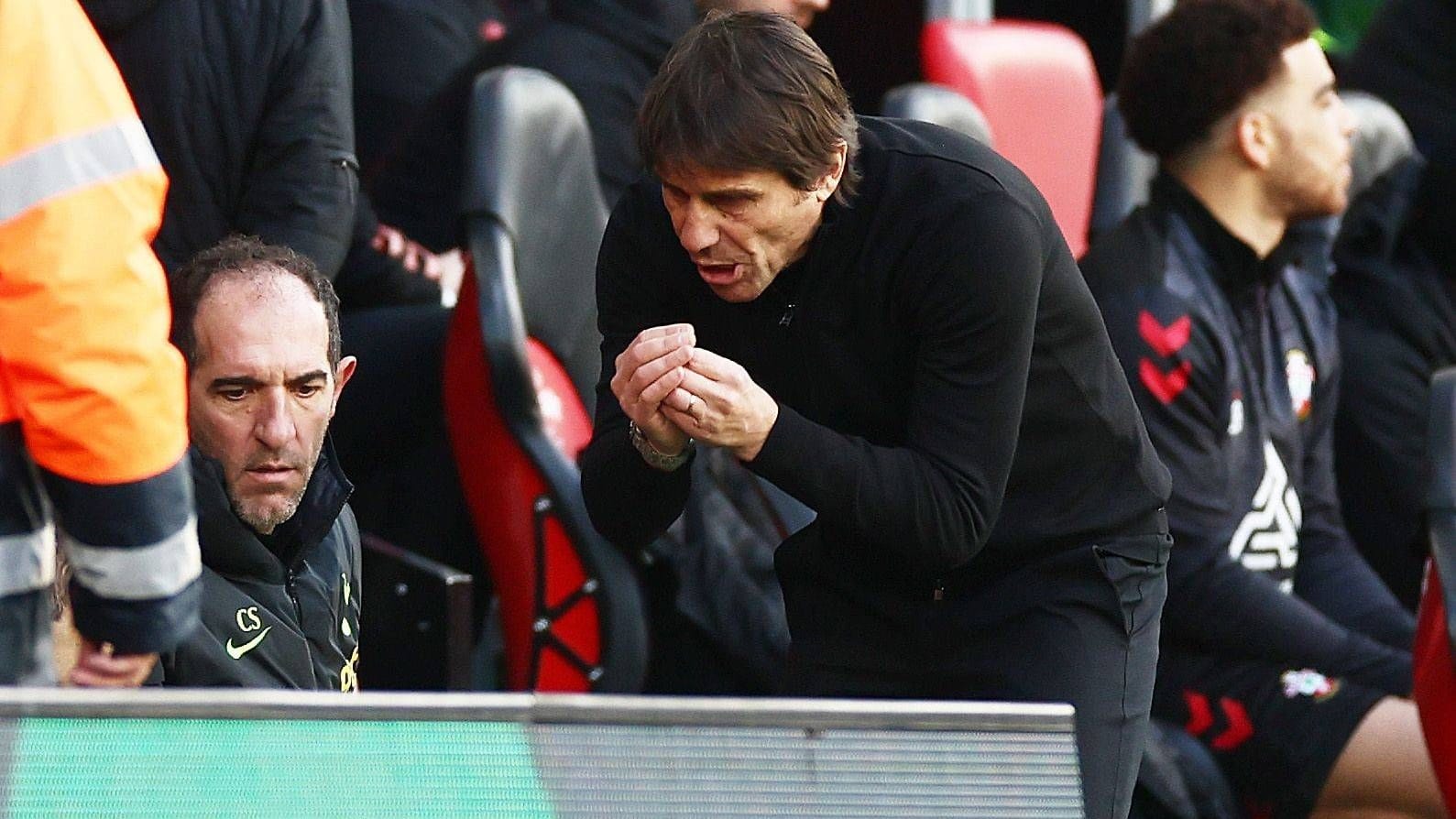 Antonio Conte war außer sich beim Spiel gegen Southampton.