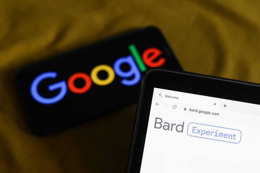 Wettrennen um die KI: Mit "Bard" will Google der Sprach-KI ChatGPT Konkurrenz machen.