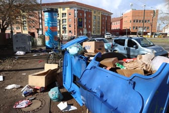 Müll in Hannover: Bereits in der vergangenen Woche wurde wegen eines Streiks vielerorts der Müll nicht abgeholt.