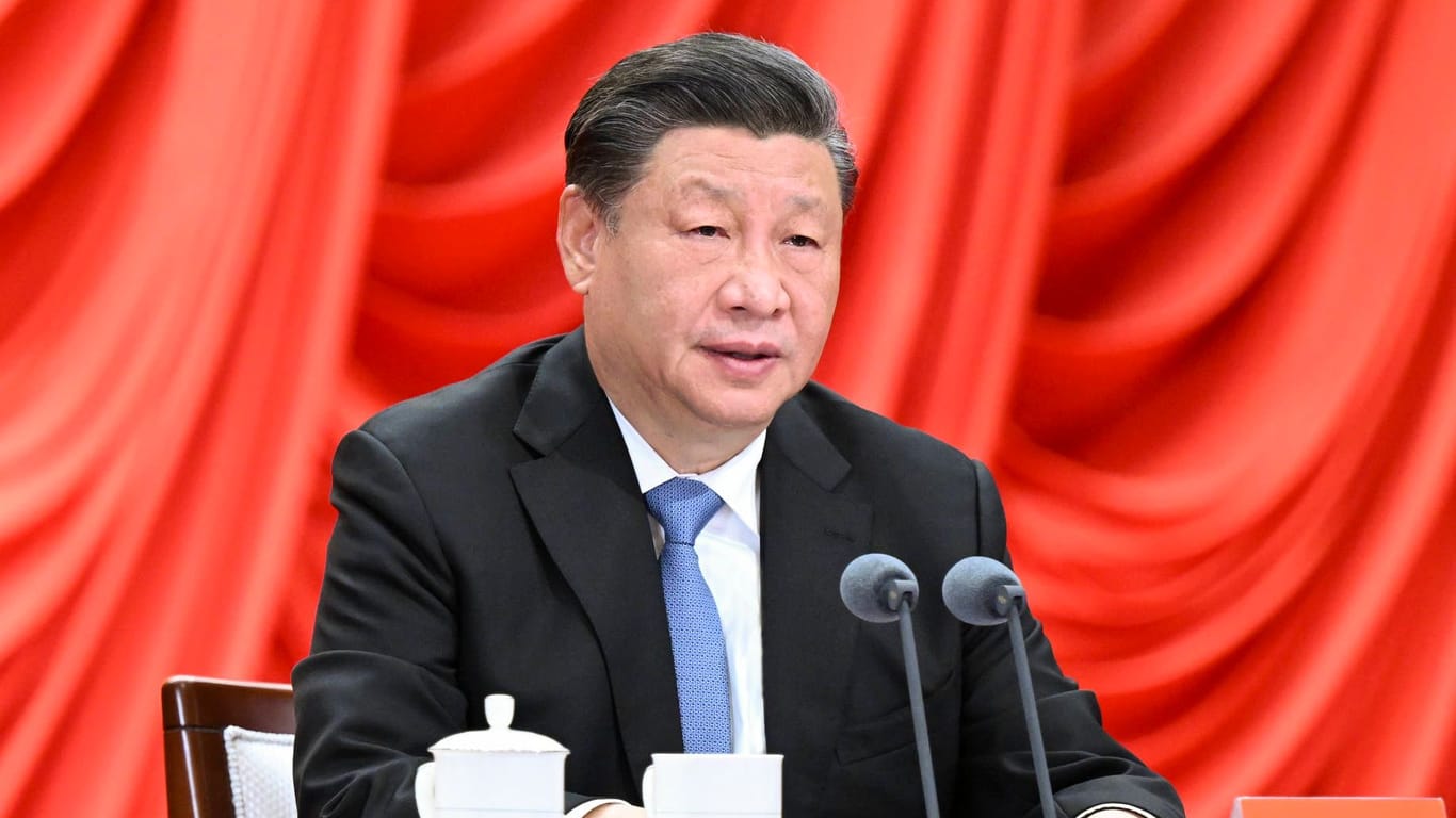 Chinas Präsident Xi Jinping beim Nationalen Volkskongress: Das Umfeld für Chinas Entwicklung habe sich "dramatisch verändert".