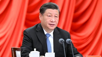 Chinas Präsident Xi Jinping beim Nationalen Volkskongress: Das Umfeld für Chinas Entwicklung habe sich "dramatisch verändert".