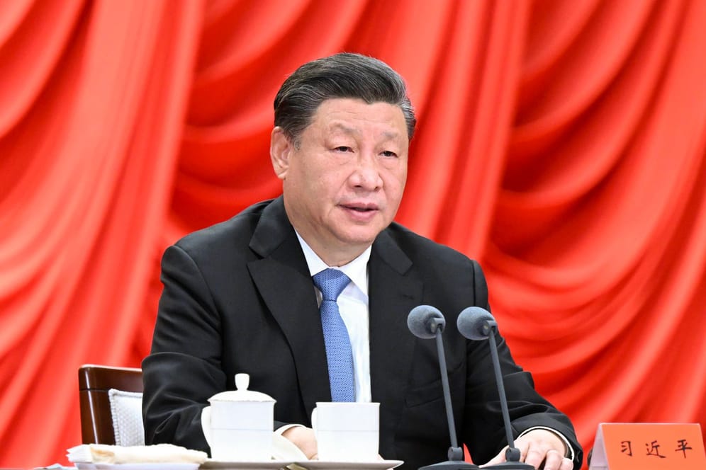 Chinas Präsident Xi Jinping beim Nationalen Volkskongress: Das Umfeld für Chinas Entwicklung habe sich "dramatisch verändert".