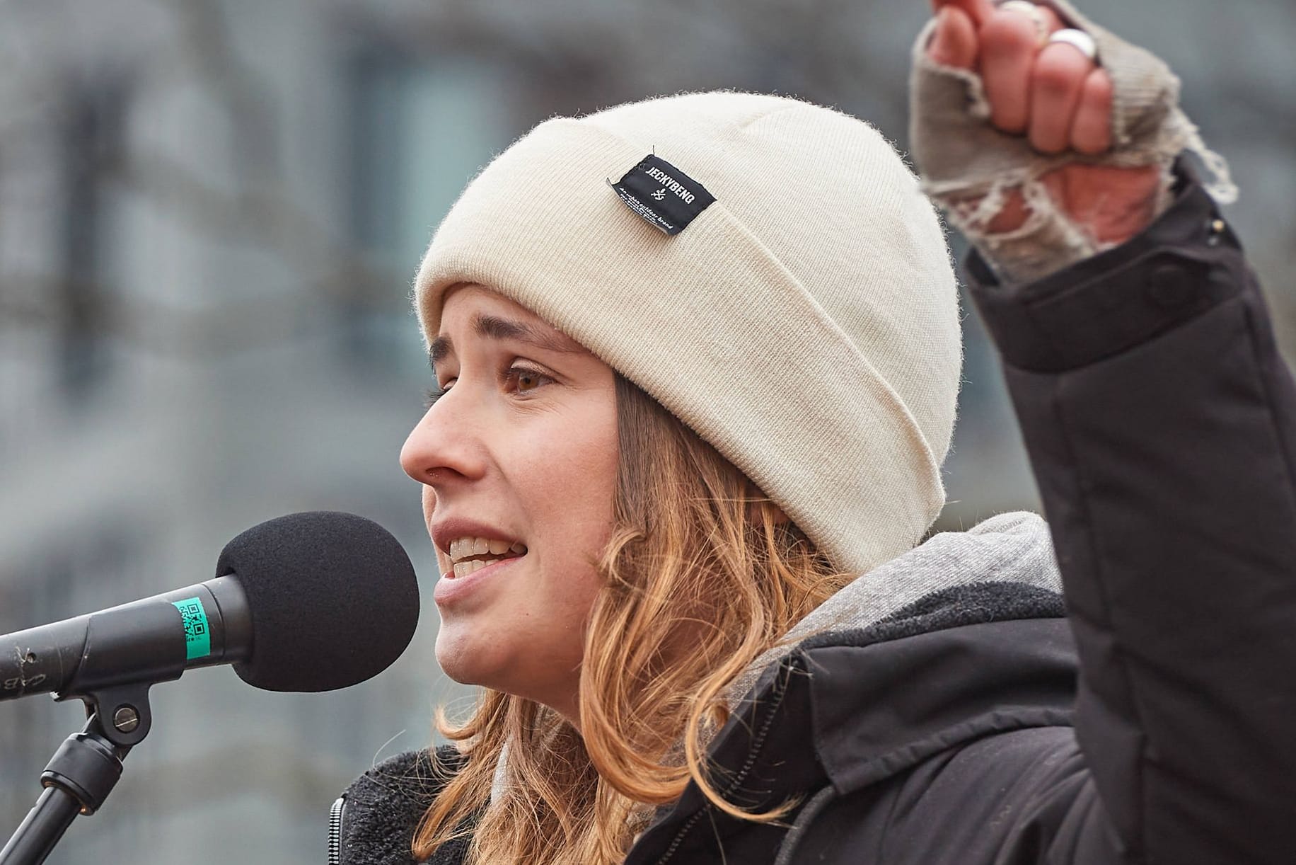 Luisa Neubauer bei einer Demonstration in Berlin: "Dieses Versagen muss Folgen haben".