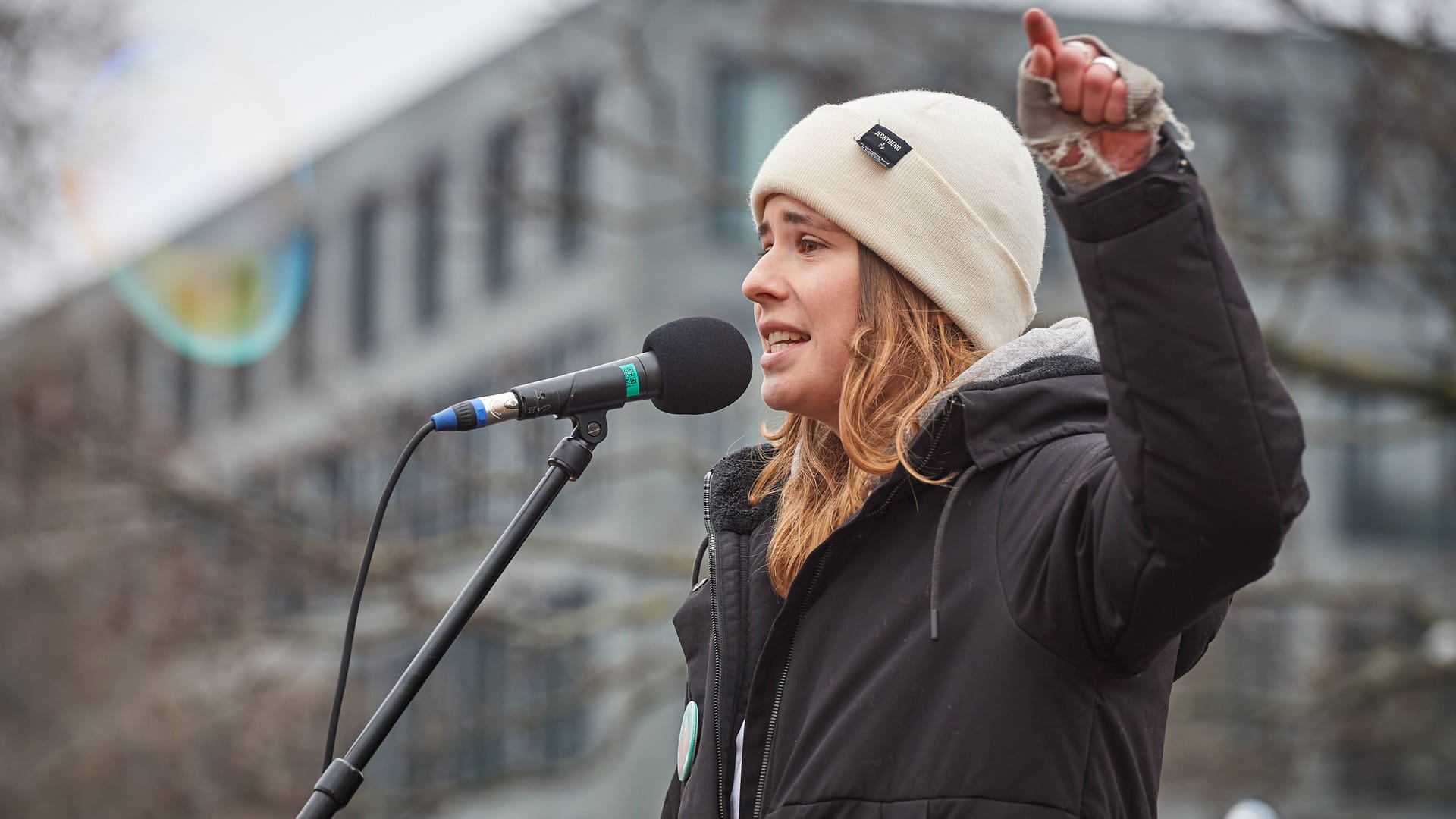 Luisa Neubauer bei einer Demonstration in Berlin: "Dieses Versagen muss Folgen haben".