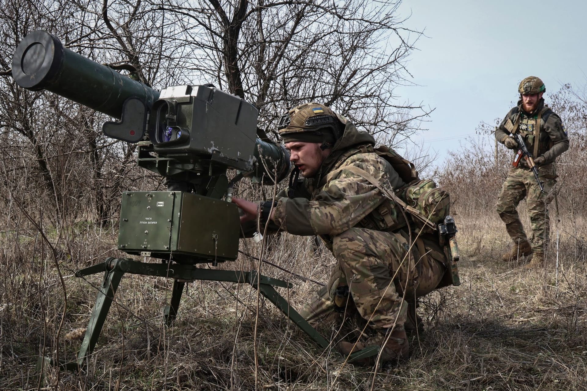 Ukrainische Soldaten in der Nähe von Bachmut: Die russische Offensive könnte vor ihrem Höhepunkt stehen.