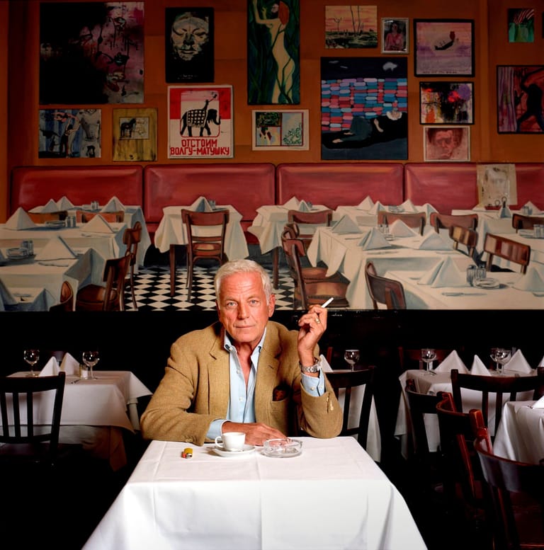 Michel Würthle in der "Paris Bar".