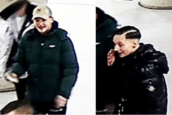 Zwei der sieben Gesuchten: Wer kennt diese jungen Männer?