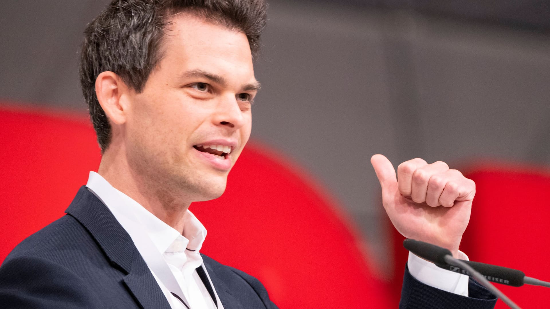 Christoph Ploß beim 35. Bundesparteitag der CDU in Hannover: Seine Aussagen zu E-Fuels sorgen für Irritationen.