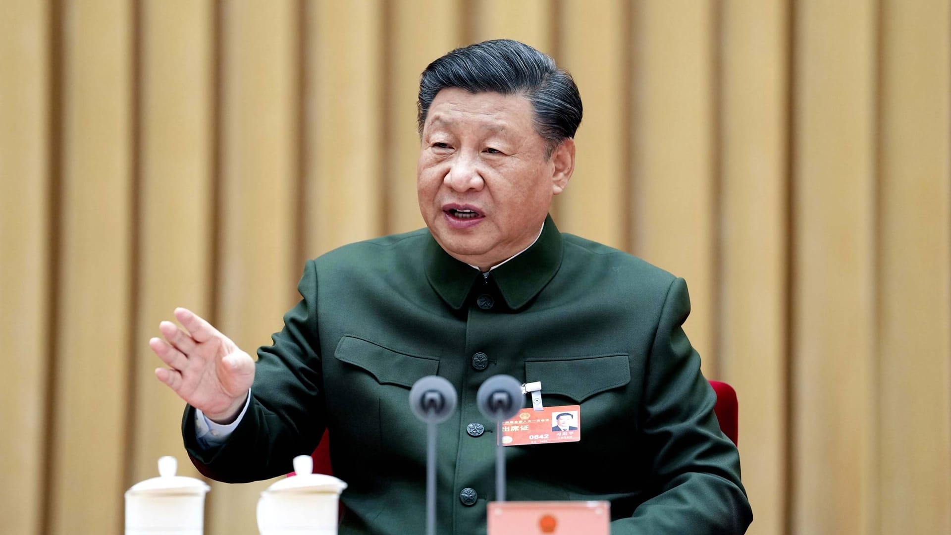 Chinas Präsident Xi Jinping: Xi Jinping ist vom Volkskongress für eine dritte Amtsperiode bestätigt worden.