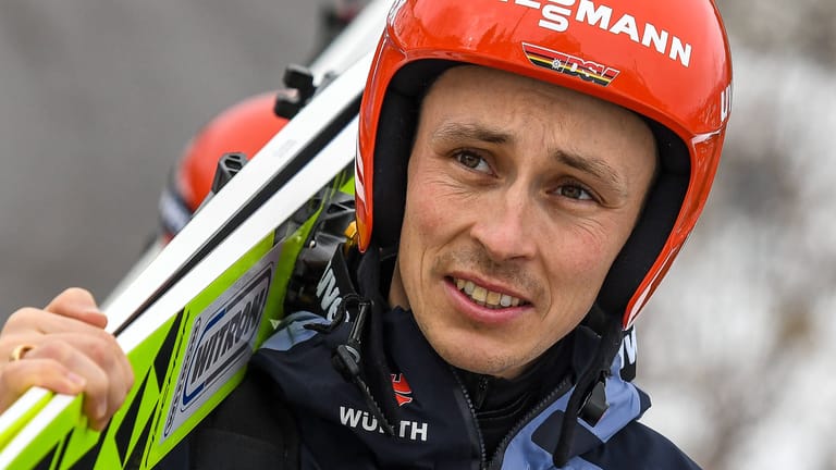 Eric Frenzel beim Weltcup in Oberhof Anfang März 2023: Erfolgreiche Karriere in der Nordischen Kombination.