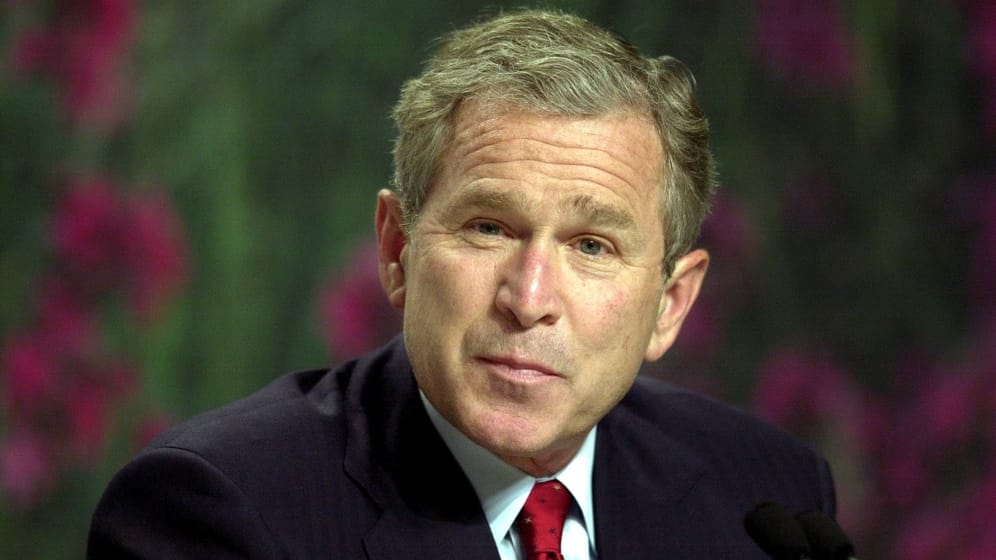 George W. Bush im Jahr 2001: Er führte die Vereinigten Staaten in zwei Kriege.