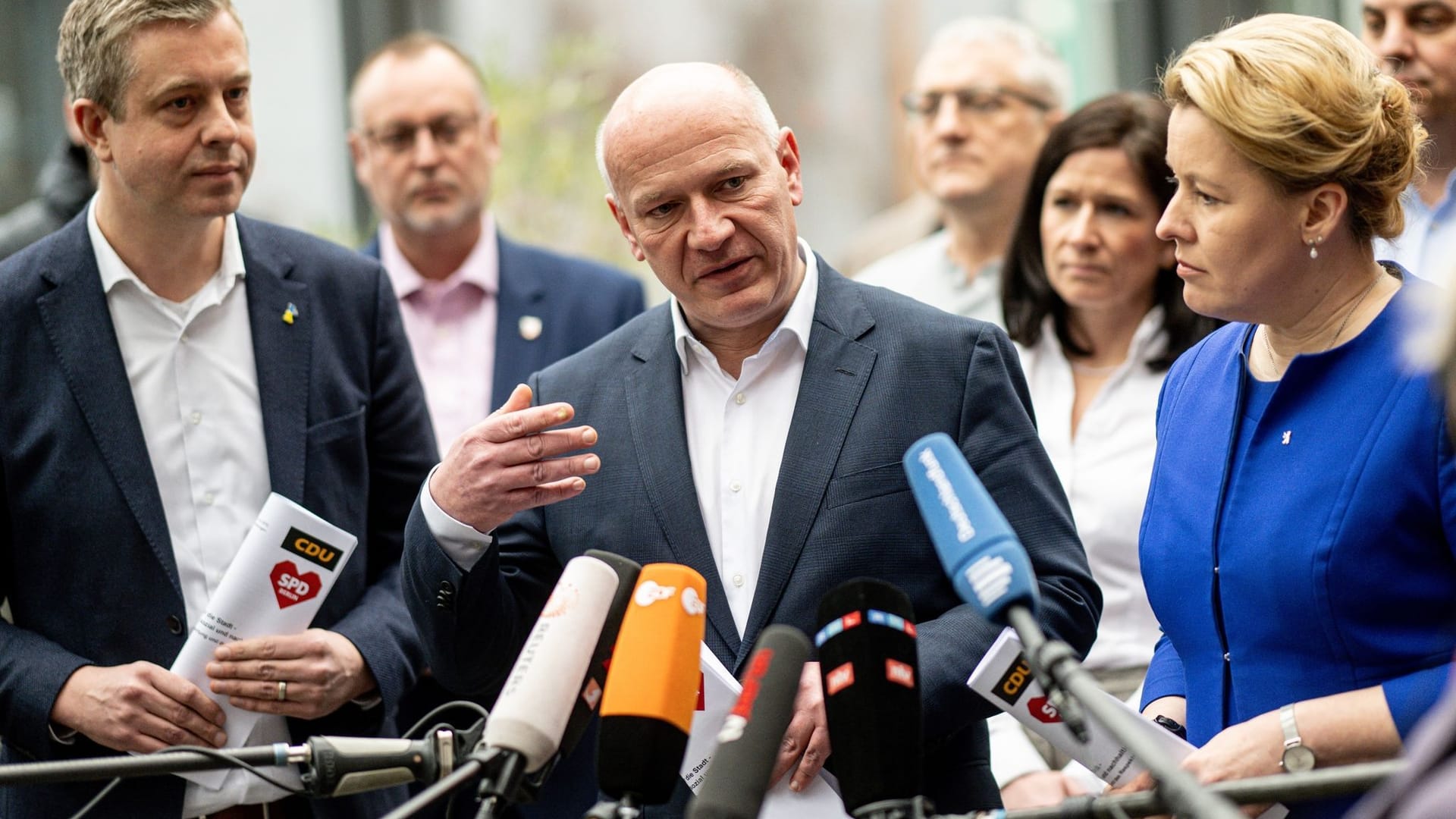 Beginn Koalitionsverhandlungen von CDU und SPD Beginn Koalitionsverhandlungen von CDU und SPD