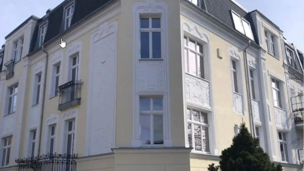 Das Haus in der Moltkestraße: Hier werden nun Luxus-Apartments angeboten.