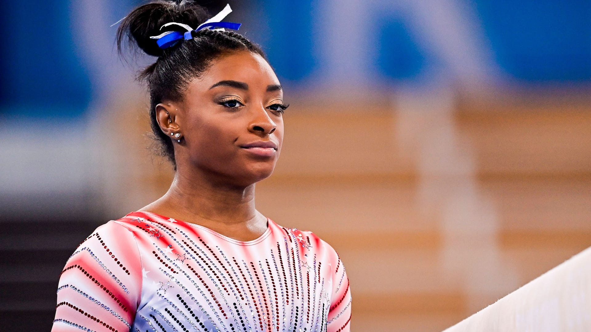 Simone Biles: Die Turnerin während der Olympischen Spiele in Tokio.