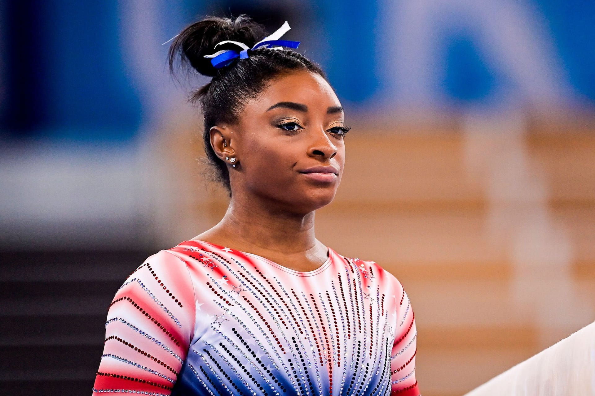 Simone Biles: Die Turnerin während der Olympischen Spiele in Tokio.