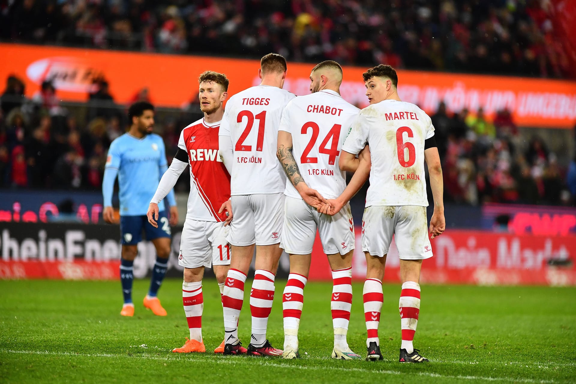 Das RheinEnergie Stadion: Der 1. FC Köln verlor am Freitagabend gegen Schlusslicht Bochum.