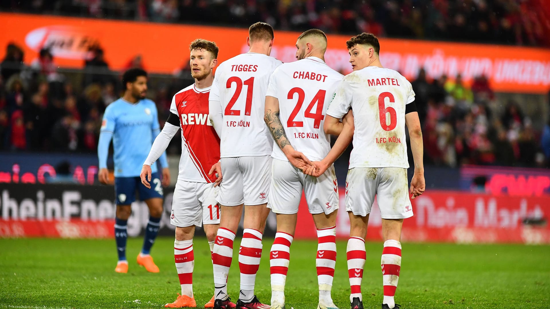 Das RheinEnergie Stadion: Der 1. FC Köln verlor am Freitagabend gegen Schlusslicht Bochum.