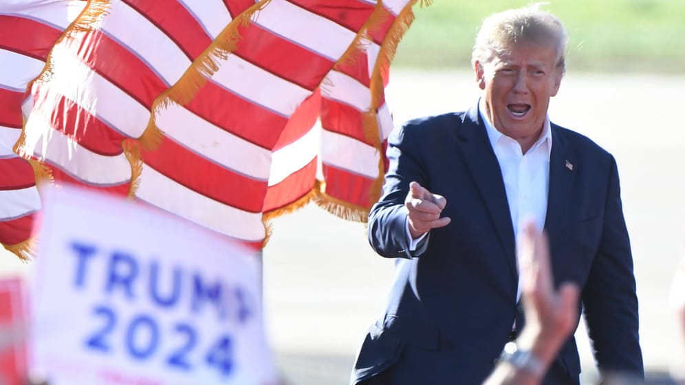 Meister der Apokalypse: Donald Trump bei seinem ersten Wahlkampfauftritt in Texas.