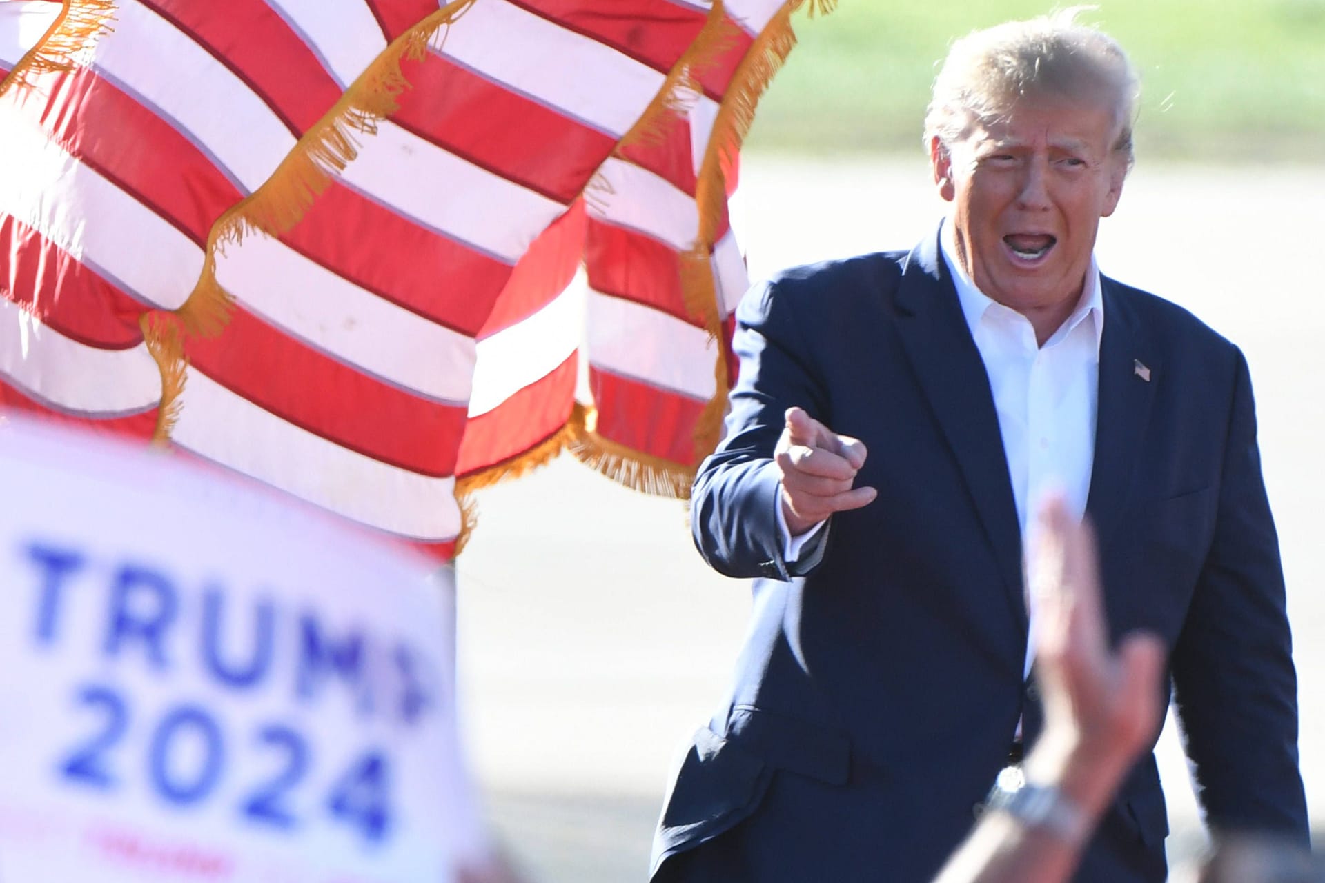 Meister der Apokalypse: Donald Trump bei seinem ersten Wahlkampfauftritt in Texas.