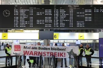 Warnstreik am Flughafen Hannover: Die Gewerkschaft Verdi hat weite Teile des deutschen Luftverkehrs lahmgelegt.