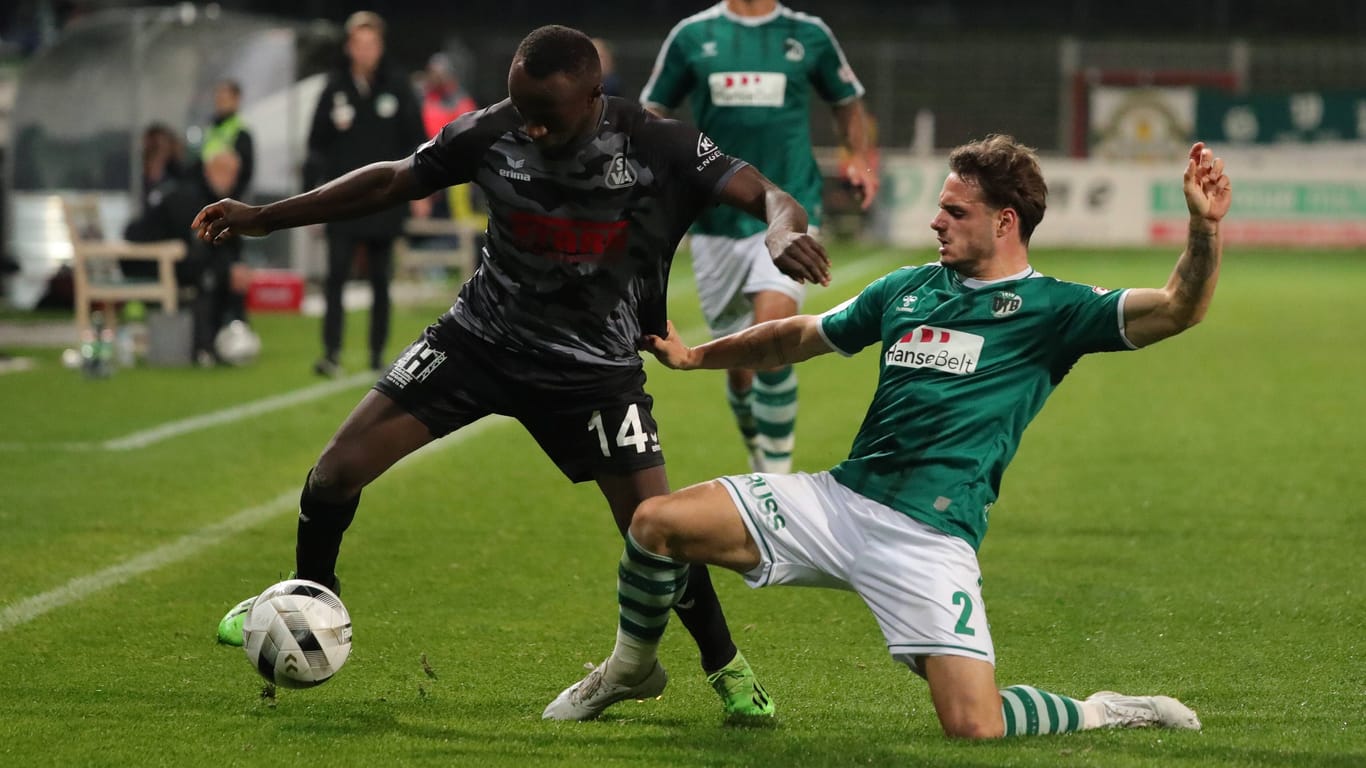 Beim Hinspiel des VfB Lübeck gegen Atlas Delmenhorst durften Gästefans ins Stadion. Das ist nun nicht möglich.