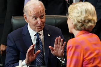 Zahlreiche Treffen und Gespräche: Joe Biden und Ursula von der Leyen.
