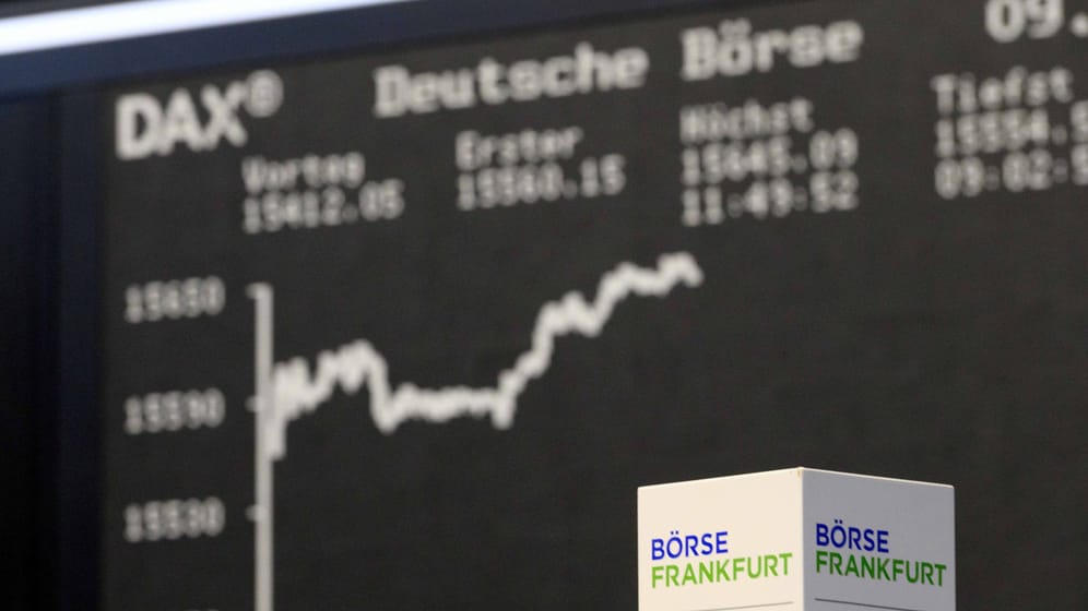 Blick in den Handelssaal der Frankfurter Börse: