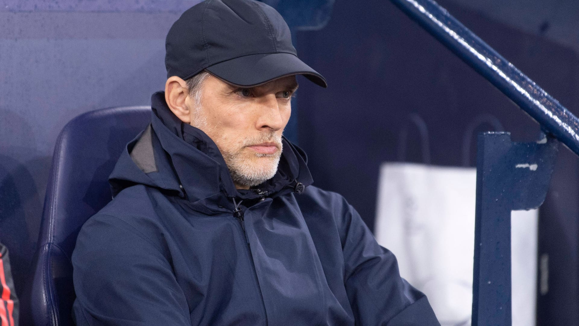 Thomas Tuchel auf der Trainerbank: Er musste gegen Manchester City eine Niederlage akzeptieren