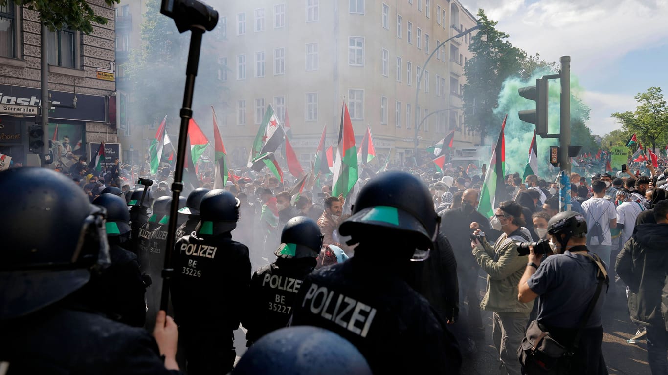 Eine Pro-Palästina-Kundgebung in Berlin (Archivbild)