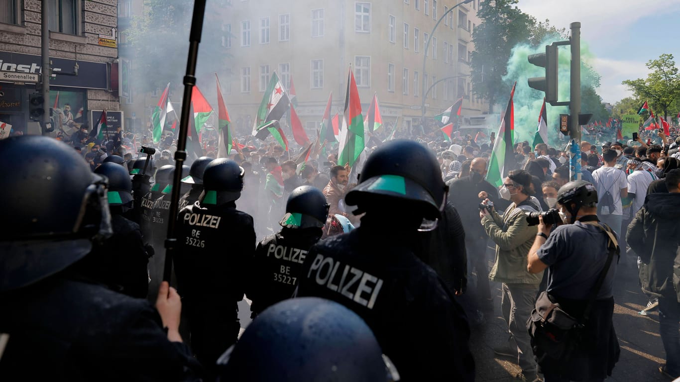 Eine Pro-Palästina-Kundgebung in Berlin (Archivbild)