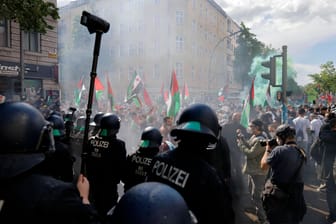 Eine Pro-Palästina-Kundgebung in Berlin (Archivbild)