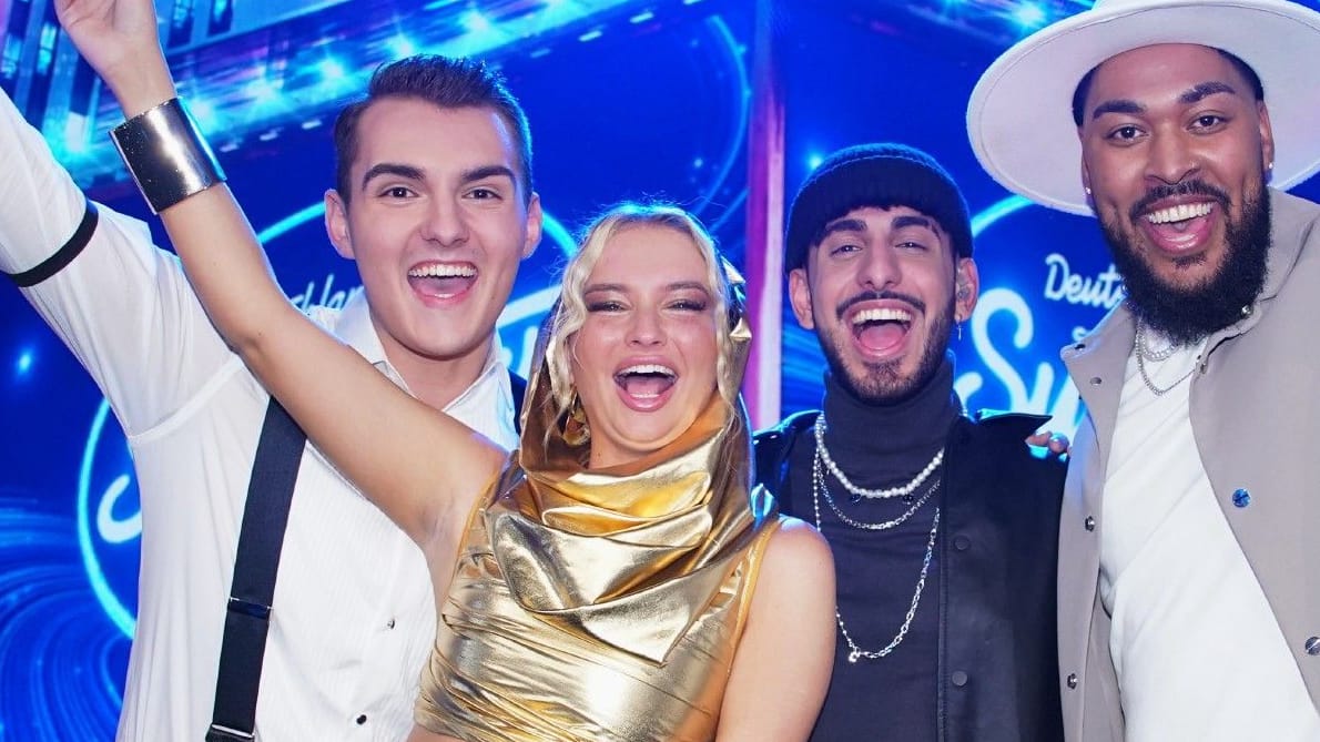 Lorent Berisha, Monika Gajek, Kiyan Yousefbeik und Sem Eisinger: Sie sind die diesjährigen DSDS-Finalisten. Lorent Berisha, Monika Gajek, Kiyan Yousefbeik und Sem Eisinger: Sie sind die diesjährigen DSDS-Finalisten.