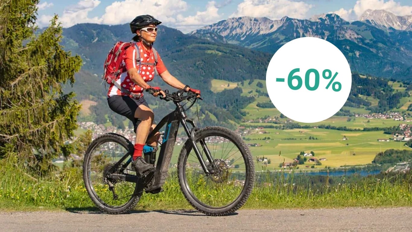 Sportlich unterwegs: Das E-Bike von Zündapp war noch nie günstiger als heute bei Lidl. (Symbolbild)