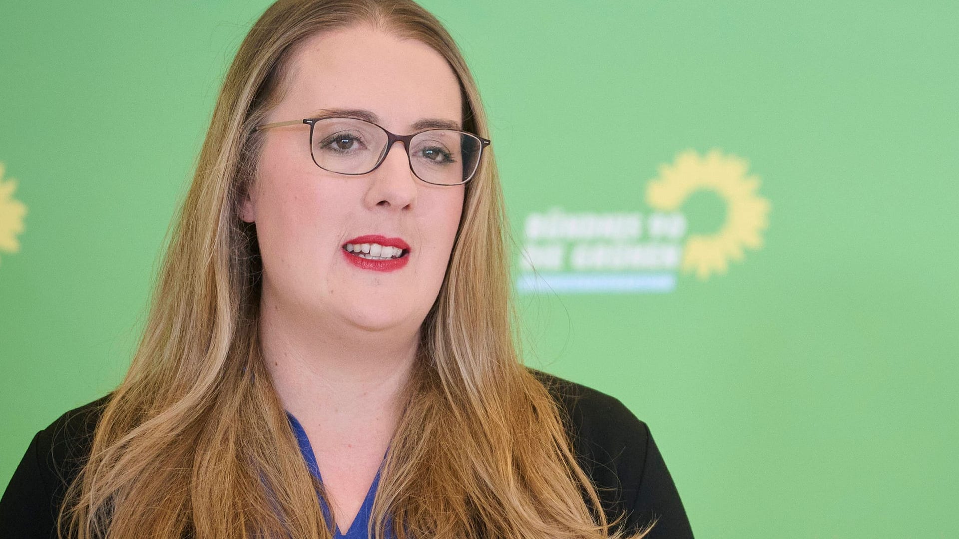 Katharina Dröge: Die Bundestagsfraktion der Grünen hält an der von der Opposition scharf kritisierten Wahlrechtsreform fest. Katharina Dröge: Die Bundestagsfraktion der Grünen hält an der von der Opposition scharf kritisierten Wahlrechtsreform fest.