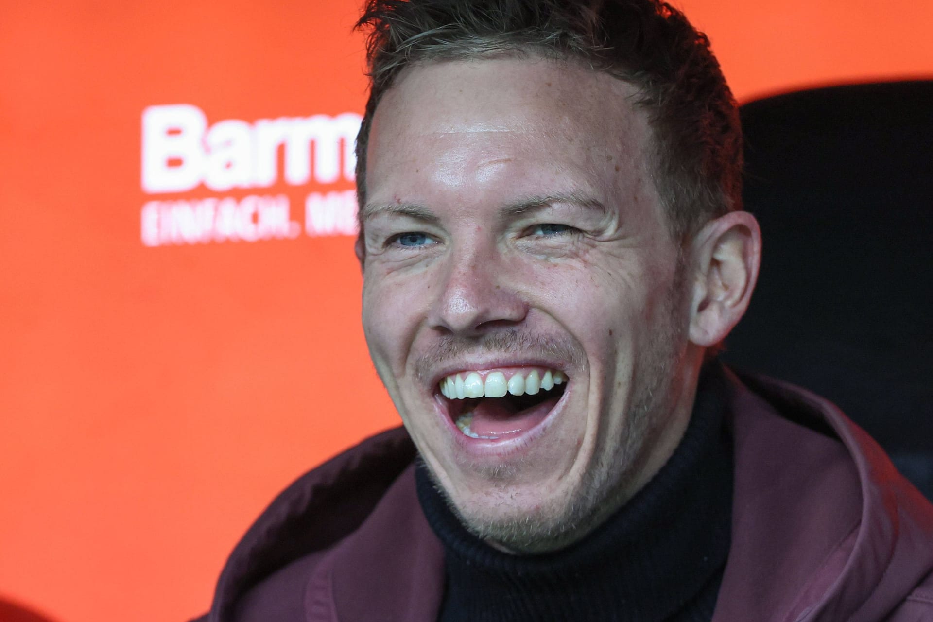 Julian Nagelsmann: Nach seiner Entlassung bei Bayern kann der Trainer schon wieder lachen.