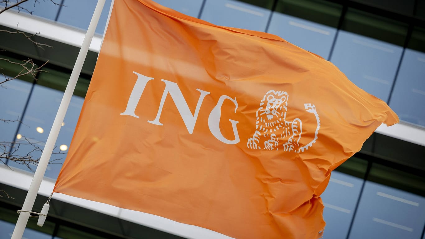 Fahne mit ING-Logo: Die Direktbank bietet seit Mittwoch drei Prozent Zinsen auf neues Tagesgeld.