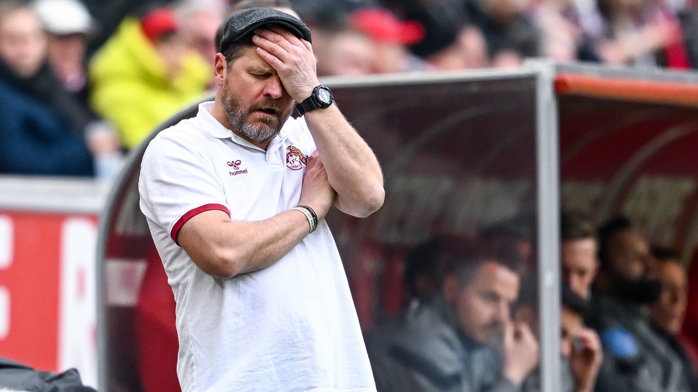 Steffen Baumgart: Der Kölner Trainer hatte sich im Derby mehr Punkte erhofft.