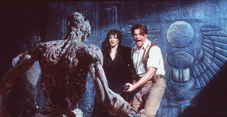 Brendan Fraser und Rachel Weisz 1999 in "Die Mumie"