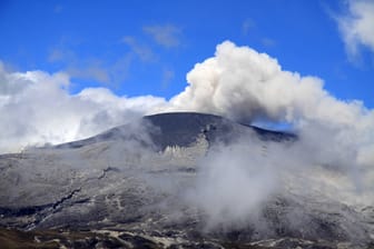 Nevado del Ruiz (Archivbild): Der Vulkan in Kolumbien droht auszubrechen.