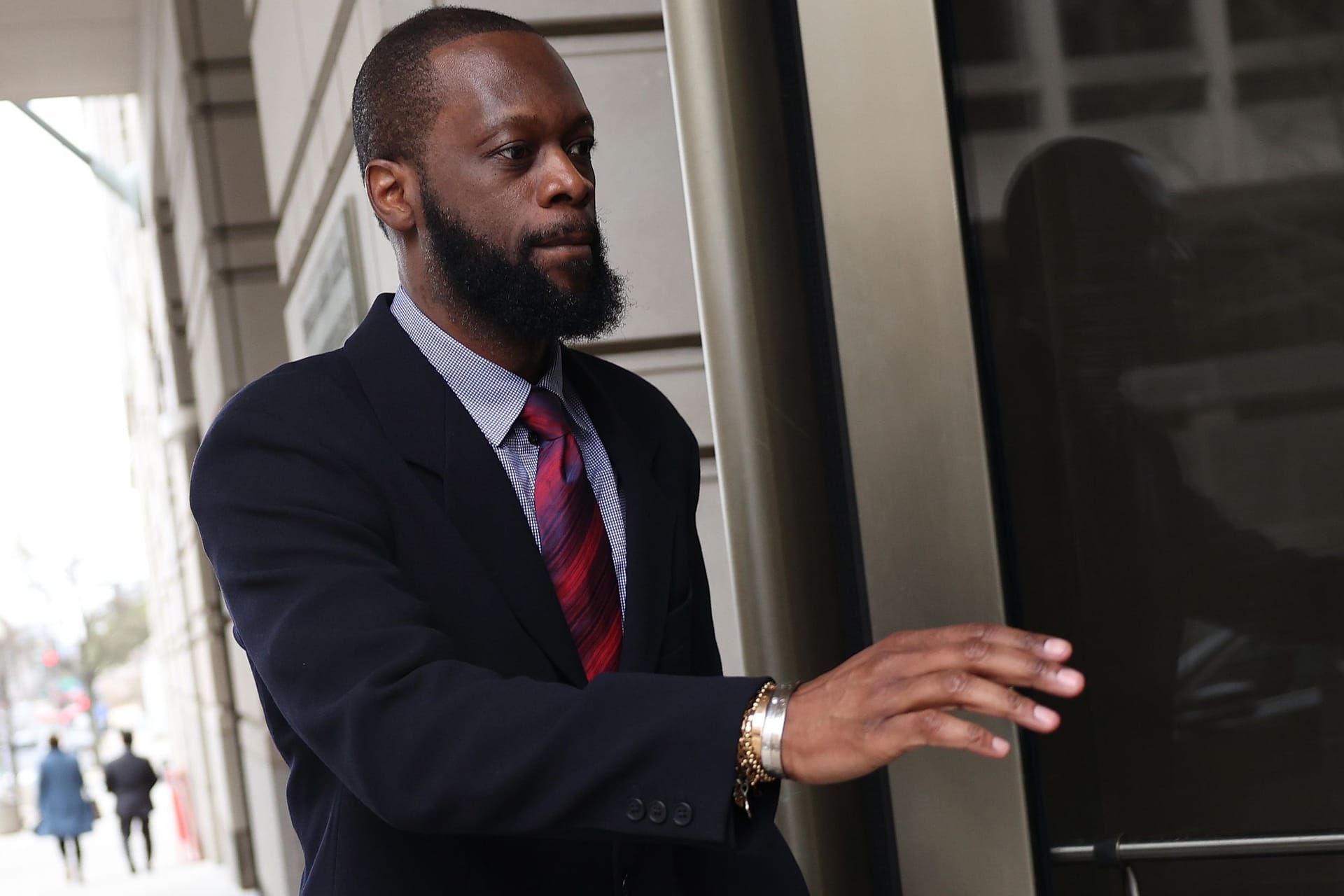 Pras Michel: Der Rapper auf dem Weg ins Gericht in Washington.