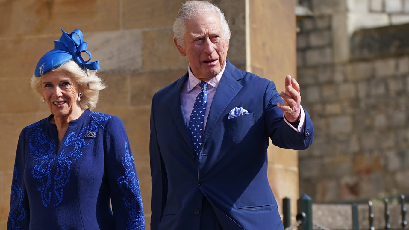 Charles und Camilla: Das Königspaar wird in der Londoner Westminster Abbey gekrönt.