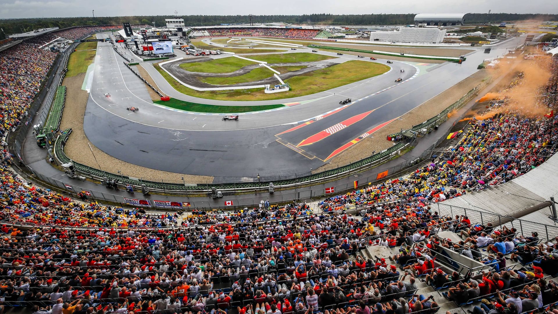 Der Hockenheimring bei einem Formel-1-Rennen vor vier Jahren: Der Traditionskurs ist aktuell nicht Teil des Rennkalenders.