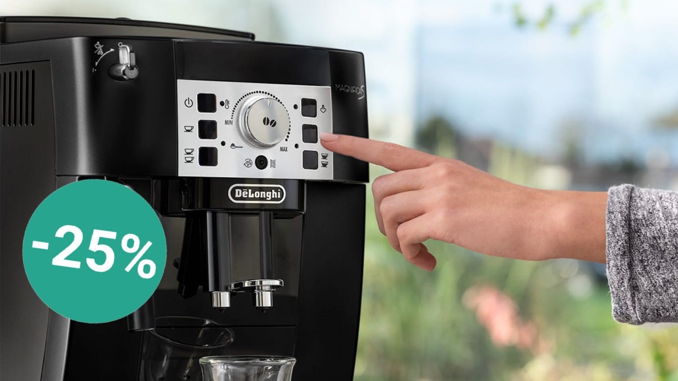 Heute können Sie sich einen hochwertigen Kaffeevollautomaten der beliebten Marke De'Longhi zum Tiefpreis sichern.